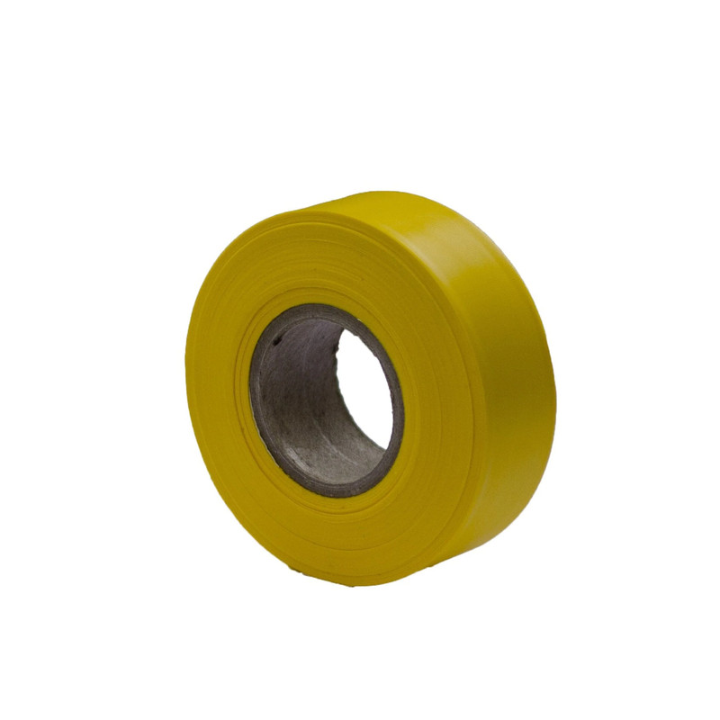 Flagging Tape - 1-3/16" W - 12 Pack - Color:Yellow - Length:300&apos;